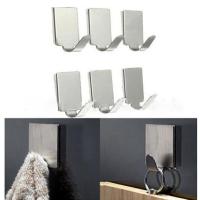 ราคา 10 5 Pcs 3M กาวที่แขวนติดผนัง ตะขอเกี่ยวแบบแน่นโลหะกันน้ำไม่ขึ้นสนิมแท่งตะขอกาวตะขอแขวนผนัง (3448544883)