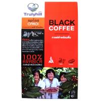 ราคา Trulyhill Black Coffee 100 กาแฟสด อมก๋อย ขนาด 10 ซอง ทรูลี่ฮิล สูตรเจ 1 กล่อง (17646222268)