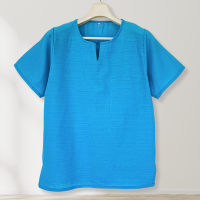 ราคา เสื้อคอจังโก้ผ้าฝ้ายสีล้วน ใส่สบายไม่ร้อน ยิ่งซักยิ่งนิ่ม (21430029469)