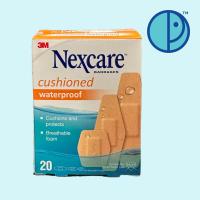 ราคา 3M Nexcare waterproof cushioned foam bandages พลาสเตอร์กันน้ำแบบโฟมรูปทรงเพชร ขนาด 20 แผ่น (22201514976)
