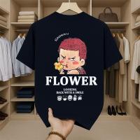 ราคา เสื้อยืดผู้ชายเท่ๆ สกรีนลายการ์ตูนสุดฮิต oversize t shirt เสื้อยืดคอกลม แขนสั้น สตรีทแฟชั่นผู้ชายสุดฮิต โอเวอร์ไซส์ เสื้อยืดคนอ้วน สกรีนลายหน้า หลัง เสื้อการ์ตูนเท่ๆ (24617259675)