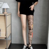 ราคา ACHROM เอวสูง ถุงน่องพิมพ์ลาย ไนลอน ดอกโบตั๋น ถุงน่องลายสักปลอม แซ่บ ยืดหยุ่น ถุงน่องผู้หญิง ปาร์ตี้ (24839197312)