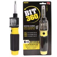 ราคา ไขควงอเนกประสงค์ BiT 360องศา พร้อมหัวไขควง 6 ชิ้น รุ่น BIT360008 J1 (9825264)