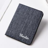 ราคา ส่งไวจากไทย กระเป๋าสตางค์ ผ้าแคนวาส ใบสั้น แบบบางพิเศษ ใส่บัตรขับขี่ได้ แบบเรียบง่าย สําหรับผู้ชาย และผู้หญิง กระเป๋าสตางค์ wallet (23878712059)