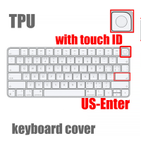 ราคา บางเฉียบ TPU แป้นพิมพ์ป้องกันสําหรับ iMac ใหม่ Magic Keyboard A2449 A2450 A2520 A3119 (11289829842)