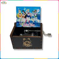 ราคา Utopia กล่องเพลง กล่องดนตรีมือหมุนเซเลอร์มูนเพ้นท์กล่องดนตรีตกแต่งของขวัญสำหรับสาวๆกล่องดนตรีไม้ music box (23256710335)