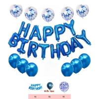 ราคา ส่งจากไทย16 นิ้ว ชุดลูกโป่ง วันเกิด HAPPY BIRTHDAY ลูกโป่งกลิตเตอร์ ลูกโป่งฟอยล์ ลายตัวอักษร สําหรับตกแต่งปาร์ตี้วันเกิด (24409110093)
