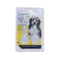 ราคา Cleartix ยาหยดเห็บหมัดสำหรับ สุนัขและแมว 1 แผง มี 2 หลอด (23440719870)