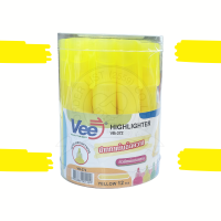 ราคา ปากกาเน้นข้อความ Vee ปากกาไฮไลท์ หัวตัด แห้งเร็ว สีสวย เครื่องเขียน 12 ด้าม รุ่น 372 (23451222779)