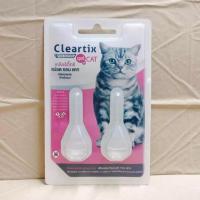 ราคา Cleartix ยาหยดเห็บหมัดสำหรับ สุนัขและแมว 1 แผง มี 2 หลอด (23440719869)