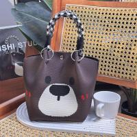 ราคา YOOXI กระเป๋าถักที่สไตล์ ถุงถัก ถุงถังเกาหลี กระเป๋ามือถักคาร์ตูน กระเป๋าไหล่ กระเป๋ามือ กระเป๋าวันหยุดผู้หญิง (24788824592)