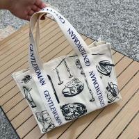 ราคา กระเป๋าผ้าใบทรงถือแบบลำลองสำหรับเดินทางไปทำงานในช่วงฤดูร้อน ความจุขนาดใหญ่ กระเป๋าถือสำหรับเดินทางไปทำงานแบบลำลอง กระเป๋าผ้าใบสำหรับเดินทางไปทำงาน (24896620207)