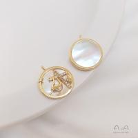 ราคา ตัวเรือนทองแดงหุ้มทองแท้14K 12ราศีสัญลักษณ์จี้สร้อยคอเปลือกหอยเพทายฝังเล็กๆสร้อยคอจิวเวลรี่ไฮเอนด์ (20951606720)