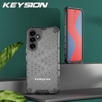 ราคา KEYSION เคสเกราะกันกระแทกสำหรับ Samsung A54 5G A34 A14 A13 5G A04S ใสรังผึ้งเคส Galaxy A04S A14 A34 A54 5G (17316758434)