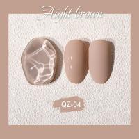 ราคา AS สีเจล สีทาเล็บ โทนสีนู้ดน้ำตาล 6 เฉดสี QZ 15ml (24717967489)