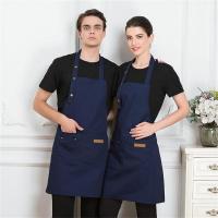 ราคา B LIVEM Simple Fashion Apron Solid Color Waterproof Household Apron Anti fouling Fashion Mens And Womens Apron (24249138272)