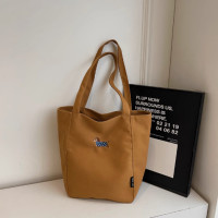 ราคา กระเป๋าผ้าแคนวาสลายปักหมาสุนัขแฮมเบอร์เกอร์ขนาดใหญ่สำหรับผู้หญิง กระเป๋าสะพายไหล่แบบลำลองสำหรับเดินทางไปทำงาน กระเป๋าใส่ของสำหรับนักเรียน (24976182013)