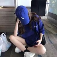 ราคา สีสวยมากๆ หมวก NY สีม่วงหญิงตาข่ายสีแดงสไตล์เรียบง่ายและหลากหลาย LA หมวกเบสบอลหมวกลำลองเกาหลีCap (22969446671)