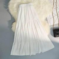 ราคา กระโปรงทรงเอเอวสูงสีขาว กระโปรงทรงเค้กทรงหลวม กระโปรงยาวปานกลาง สไตล์ทำงาน ฤดูร้อน 2025 กระโปรงทรงเอทรงเข้ารูป (24574460373)