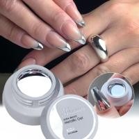 ราคา สีเจลเงินเมทัลลิค สีทาเล็บเจลกระจก เจลเพ้นท์ เงาที่สุด สีเจลเมทัลลิค กระปุก 6ml (24583087555)