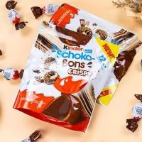ราคา Kinder Schoko Bons CRISPY ช็อคโกแลตคินเดอร์คริสปี้กรุบกรอบ (24225870231)