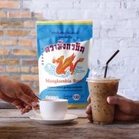 ราคา กาแฟโบราณตรามังกรบิน สูตรเข้มข้น ซองน้ำเงิน สูตรดั้งเดิม ซองฟ้า ตรามังกรบิน (24583740634)