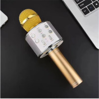 ราคา WS 858 WS 858ไมโครโฟนบลูทูธไร้สายเครื่องเล่นคาราโอเกะ KTV WS858 Speaker HIFI ที่ไมค์ลอย (24314150078)