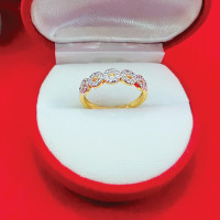 ราคา แหวนทองฝังเพชร แหวนพลอย แหวนทอง เสริมบารมี ใส่ออกงานได้ ทองชุบ งานสวย เรียบหรู ใส่ได้ทุกโอกาส รูปถ่ายจากสินค้าจริง (12732406142)
