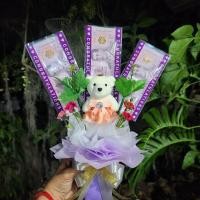 ราคา ช่อดอกไม้ใส่เงินได้ ช่อหมีคละแบบ ตัวเปล่า สูงประมาณ30 ซม ช่อใส่ธนบัตร สามารถใส่ธนบัตรได้ 3 ใบ ของขวัญ ช่อดอกไม้รับปริญญา วันเด็กช่อดอกไม้ใส่เงินได้ ตัวเปล่า ช่อดอกไม้รับปริญญา วันเด็ก (23953737330)