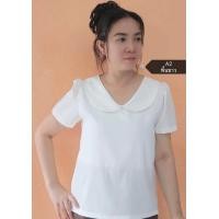 ราคา เสื้อคอบัว ผ้าไหมอิตาลี สีพื้น อก36 50 แฟชั่น ผู้หญิง ราคาถูก (19950337889)