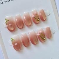 ราคา ไซต์ S ส่งเร็วเล็บปลอม งานทำมือ ตกแต่งอะไหล่ เล็บเจลแท้ (24781751659)