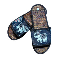 ราคา รองเท้าแตะ รองเท้าลำรอง รองเท้าเสื่อกก รองเท้าญี่ปุ่น sandal (19900476023)