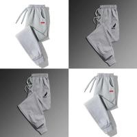 ราคา แฟชั่นผู้ชาย กางเกงวอร์มผู้ชายขายาวกางเกงหลวมและอเนกประสงค์ใหม่ขนาดใหญ่บีมฟุตฟุต แฟชั่นผู้ชาย กางเกงขายาวลำลอง Clothing เสื้อผ้า Man (24922987307)