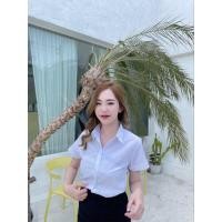 ราคา เสื้อนักศึกษาหญิงแขนสามเหลี่ยมถูกระเบียบ ทรงมหิดล (21698181121)