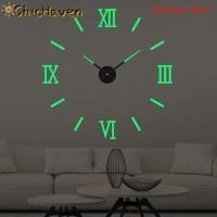 ราคา ChicHaven 3D Luminous Wall CLOCK frameless acrylic DIY Digital CLOCK สติ๊กเกอร์ติดผนังเงียบนาฬิกาสำหรับห้องนั่งเล่นห้องนอน Office Wall Decor (22981081993)