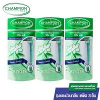 ราคา สินค้าขายดี สุดคุ้ม 3 แพ็ค ม้วนกลิ่นหอม Champion Bags ถุงขยะแชมเปี้ยน แบบม้วนกลิ่นหอม (20962839553)