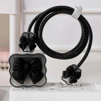 ราคา COD พร้อมส่งจากไทย ลาบูบู้น้ำตาล ชุดพันสาย เคสหัวชาร์จ ลายการ์ตูน ตัวถนอมสาย USB สำหรับ iphone 20w 18w (23711861151)