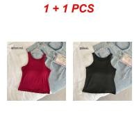 ราคา oobest จัดส่ง 2 3 วัน ซื้อ 1 ใช้ 1 เสื้อสายเดี่ยวSummer เสื้อท่อนบนผ้านุ่ม Camisoles พร้อมฟองน้ำในตัวแขนกุดเสื้อนอกเสื้อเอวลอยซื้อใหม่เสื้อแฟชั่นผู้หญิง (24831516369)