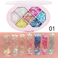 ราคา BermaBaby กลิตเตอร์แต่งหน้า กลิตเตอร์ตา กลิตเตอร์ดาว กลิตเตอร์หัวใจ ทาตา กล่องละ 7 สี (23717937958)