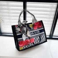 ราคา Canvas Shoulder Bag Large Capacity Womens Casual New Style Trendy Shopping Bag Fashionable Letter Printing (24244431247)