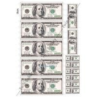 ราคา แผ่นเวเฟอร์ Wafer sheet รวมลายแบงค์ดอลล่าร์ ทานได้ (20549477714)
