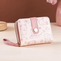ราคา กระเป๋าสตางค์สั้นลายแมวสไตล์ญี่ปุ่นน่ารักสำหรับผู้หญิง กระเป๋าใส่เหรียญแบบมีซิป กระเป๋าใส่บัตร กระเป๋าใส่ธนบัตร กระเป๋าใส่เหรียญ กระเป๋าสตางค์แบบมีซิป (24915968414)