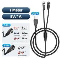 ราคา GUUGEI 2 In 1 Shokz สายชาร์จ Shokz OpenSwim Pro ที่ชาร์จหูฟัง Shokz (24282476923)
