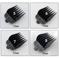 ราคา ฟันรองตัดผม หวีรองตัดผม ฟันรองตัดผมชาย WAHL KEMEI สีดำเบอร์5 8รวม4เบอร์ (24790303875)