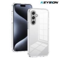 ราคา เคสโทรศัพท์โปร่งใส KEYSION สำหรับ Samsung A54 5G A34 A14 TPU PC เคส Galaxy โทรศัพท์กันกระแทกชัดเจนแบบ HD กันลื่น A54 A14 5G (24545891865)