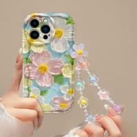 ราคา เคสสำหรับ Samsung Galaxy S22 S21 S25อัลตร้าพลัส S21FE ฝาครอบ A31 S20FE สายสร้อยรูปหัวใจสายคล้องดอกไม้ Y2K เวฟด้านข้างแบบนิ่ม (24654699592)