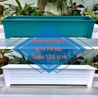 ราคา กระถางพลาสติก 74 ซม กระถางราง รางปลูก รางพลาสติก กระถางต้นไม้ รางพลาสติกยาว กระถางยาว กระถางใส่ต้นไม้แบบรางยาว (2160324094)