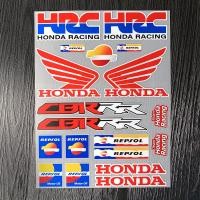 ราคา HRC สะท้อนแสงมอเตอร์ครอสมอเตอร์ไซค์สติ๊กเกอร์สำหรับฮอนด้า VFR 400 800 CB 600 1000 250 50 CRB ขาย (16400119676)