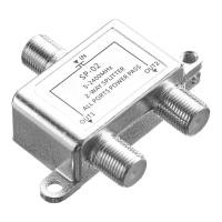 ราคา Digital 2 Way Coaxial Cable Splitter 5 2400MHz RG6 Compatible Work with Analog Digital TV Connections and Internet (22256343437)