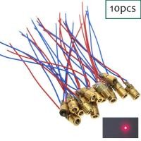 ราคา 10PCS 5V 650nm 5mW Adjustable Laser Dot Diode Module Red Sight Copper Head Mini Laser Pointer (21053786364)